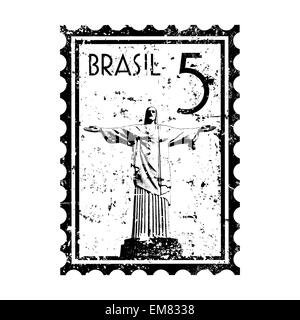 Vector illustration of Rio de Janeiro Stamp Illustration de Vecteur