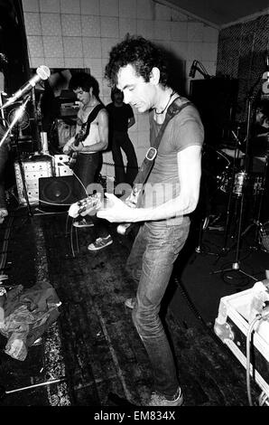 "Le groupe Punk de la scène des Stranglers à Manchester. 9 juin 1977. Banque D'Images