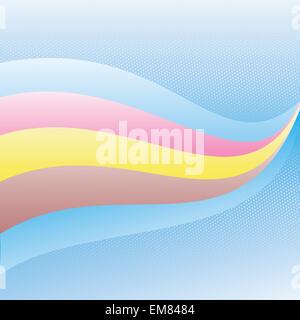 Vagues abstraites Illustration de Vecteur