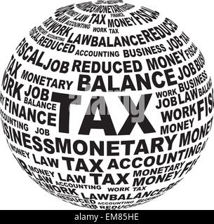 icône de l’impôt Illustration de Vecteur