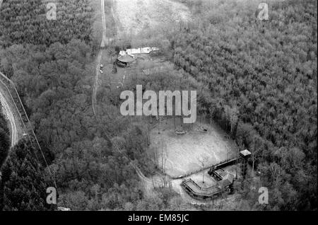 Paul McCartney's house dans les bois près de Peasmarsh dans le Sussex. 31 janvier 1982. Banque D'Images