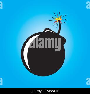 Bombe Illustration de Vecteur