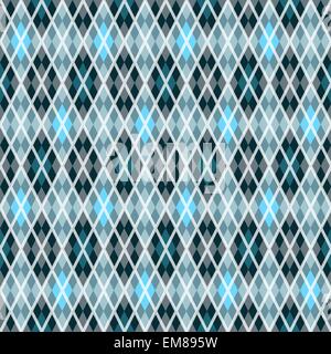 Motif transparent bleu et gris Illustration de Vecteur