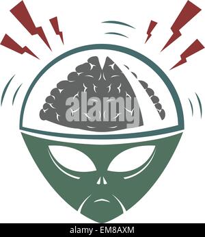 Vector illustration de l'envahisseur étranger Illustration de Vecteur