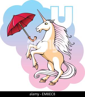 Alphabet Enfants : lettre U Illustration de Vecteur