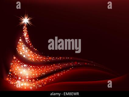 Abstract Christmas Tree Illustration de Vecteur