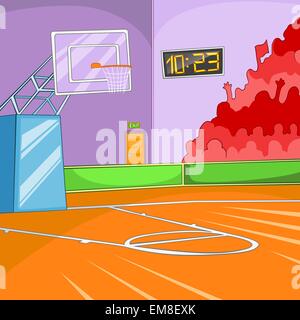 Le stade de basket-ball Illustration de Vecteur
