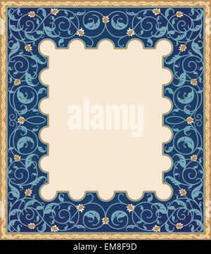 Cadre d'art islamique Illustration de Vecteur