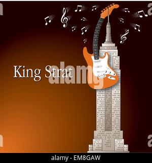 Une musique de fond, vector Illustration de Vecteur