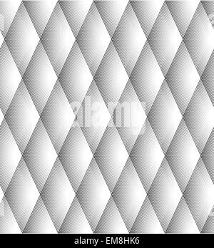 Vector - motif de losange transparent Lignes noir et blanc Illustration de Vecteur