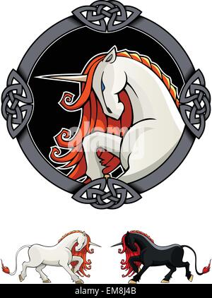 Unicorn mythique Illustration de Vecteur