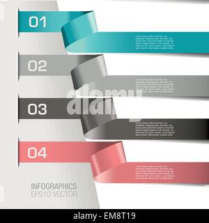 L'infographie moderne fond bannières vector illustration Illustration de Vecteur