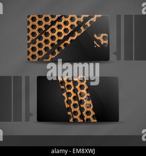 Design de carte d'affaire. Illustration de Vecteur