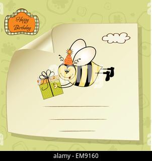 Old English Co. Carte D'anniversaire En Forme D'abeille Pour Fille, Sœur, Maman, Grand-mère – Carte D'anniversaire Pour Elle | Intérieur Vierge Avec Enveloppe