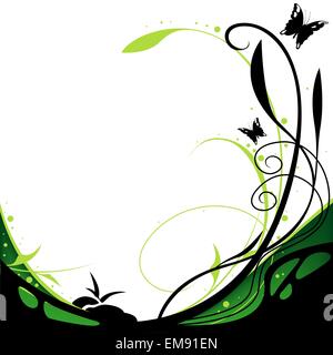Floral Background moderne Illustration de Vecteur