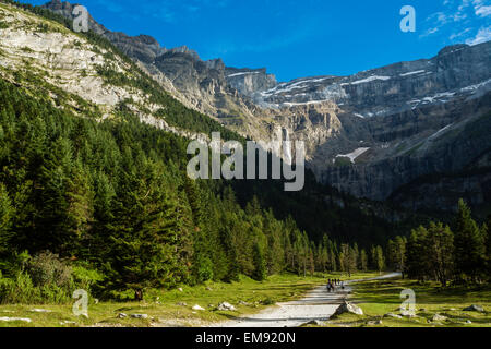 Le Cirque de Gavarnie, Hautes Pyrenees, France Banque D'Images