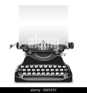 Machine à écrire, vector Illustration de Vecteur