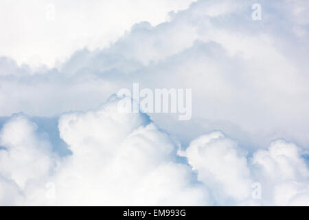 Close up de cumulus cumulonimbus ciel en formation Banque D'Images