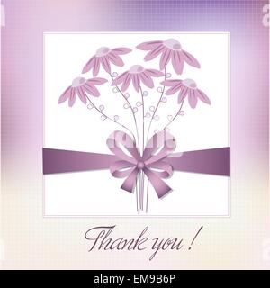 carte de Merci Illustration de Vecteur