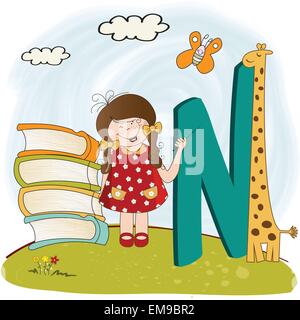 Lettres alphabet enfants Illustration de Vecteur