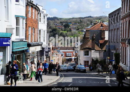 Vue de dessus Lewes Lewes Road East Sussex UK Banque D'Images