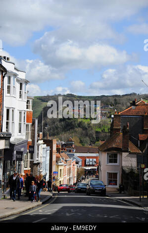 Vue de dessus Lewes Lewes Road East Sussex UK Banque D'Images