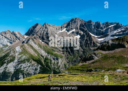 Col des tentes, Hautes Pyrenees, France Banque D'Images