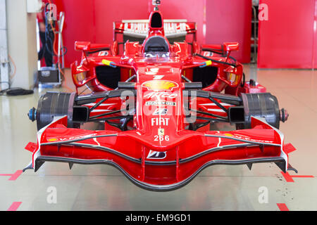 ISTANBUL Turquie 25 octobre 2014 F1 garage voiture Ferrari Racing Days Circuit d'Istanbul Park Banque D'Images