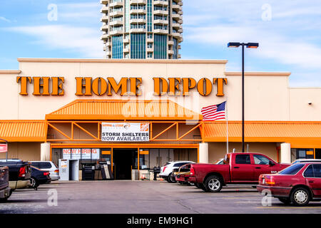 The Home Depot, un bâtiment extérieur avant d'alimentation. Oklahoma City, Oklahoma, USA. Banque D'Images