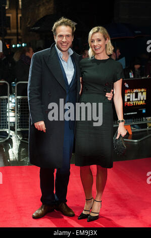 BFI London Film Festival - "X  + Y' le dépistage à l'Odeon West End - Arrivées en vedette : Rafe Spall,Elize du toit où : London, Royaume-Uni Quand : 13 Oct 2014 Banque D'Images