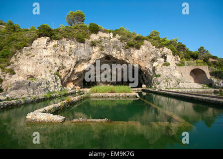 Sperlonga, Grotta di Tiberio, grottes de Tibère, lazio, Italie Banque D'Images