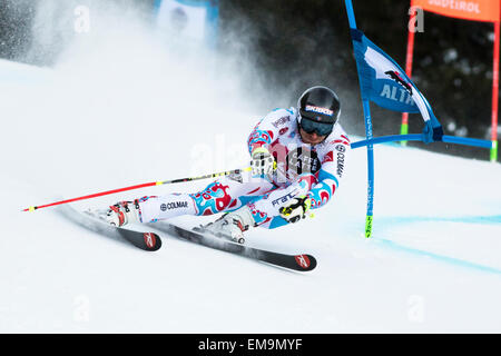 Val Badia, Italie 21 décembre 2014. MERMILLOD BLONDIN Thomas (Fra) qui se font concurrence sur les Audi Coupe du Monde de Ski Alpin Fis Banque D'Images