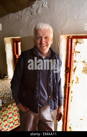 L'Irlande, Co Galway, le Connemara Patrimoine & Histoire Centre, Dan O'Hara's Cottage, Martin Walsh Banque D'Images