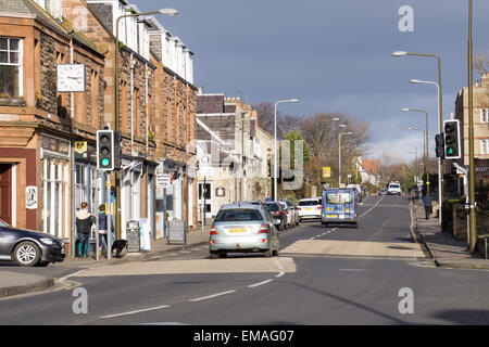 Stanley Road, rue Main, Gullane Banque D'Images