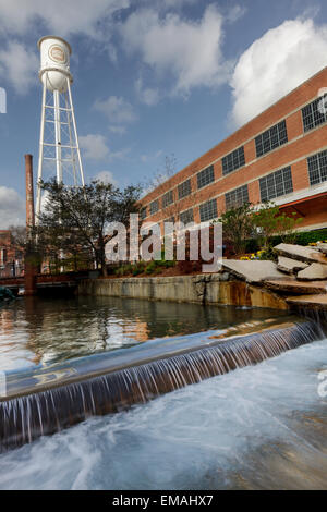 American Tobacco Campus, Durham, Caroline du Nord. Banque D'Images