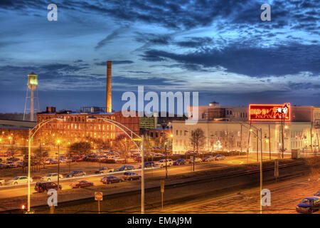 American Tobacco Campus, Durham, Caroline du Nord. Banque D'Images