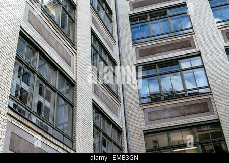 Façade de bâtiment dans les Hackesche Hofe, Mitte, Berlin, Allemagne Banque D'Images