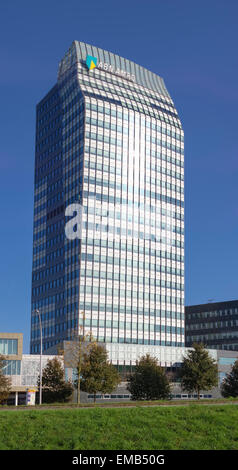 ABN-AMRO Bank Bureau à Zwolle, Pays-Bas. ABN AMRO est un service de la banque de détail, client de services bancaires privés et commerciaux Banque D'Images