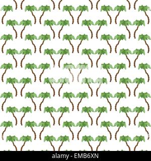 Un vecteur modèle de répétition des Palmiers Illustration de Vecteur