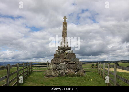 Mur de Maggie's Memorial Dunning Ecosse Juillet 2010 Banque D'Images