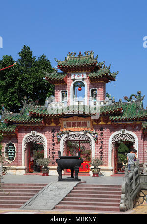 Vietnam, Hoi An, la Pagode Phuc Kien, Fujian salle de l'Assemblée, Banque D'Images