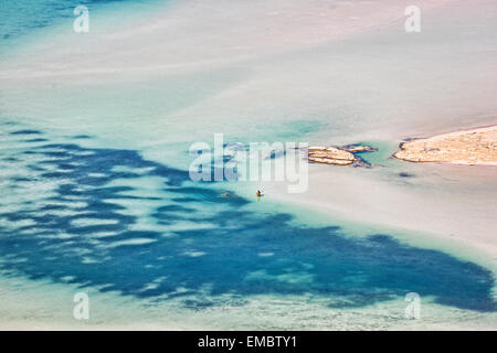 L'incroyable beauté de la lagune de Balos en Crète, Grèce Banque D'Images