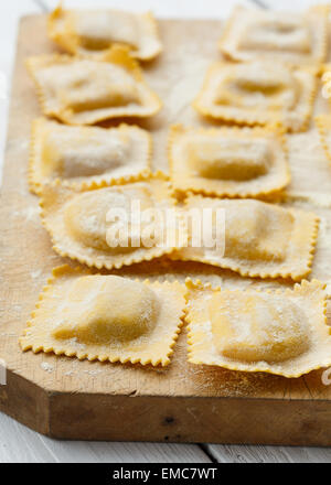 Raviolis fait maison Banque D'Images