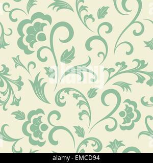 Motif florale. Illustration de Vecteur