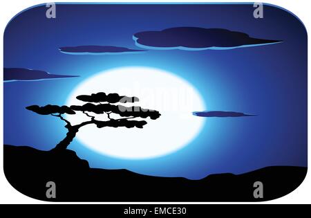 Beau paysage Illustration de Vecteur