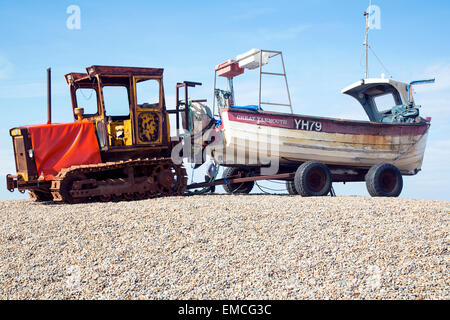 Bateaux sur la plage weybourne Banque D'Images