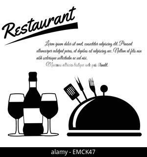 Restaurant poster Illustration de Vecteur