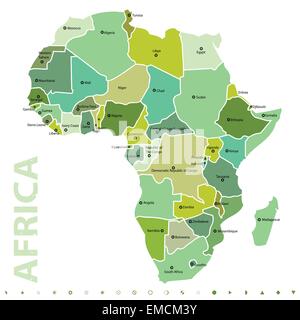 L’Afrique Illustration de Vecteur
