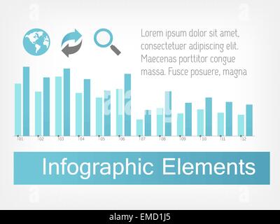 Éléments d'infographie. Illustration de Vecteur