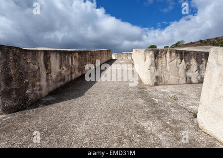 Cretto di Burri, Vallée du Belice, Sicile Banque D'Images